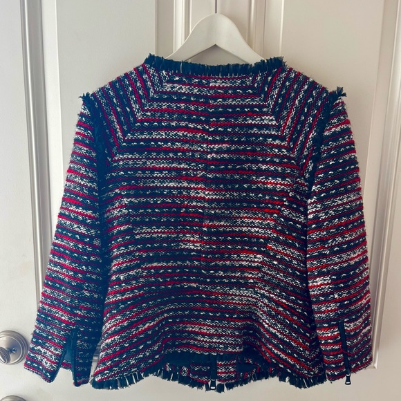 Milly Embellished Tweed Jacket 12 - Picture 6 of 9